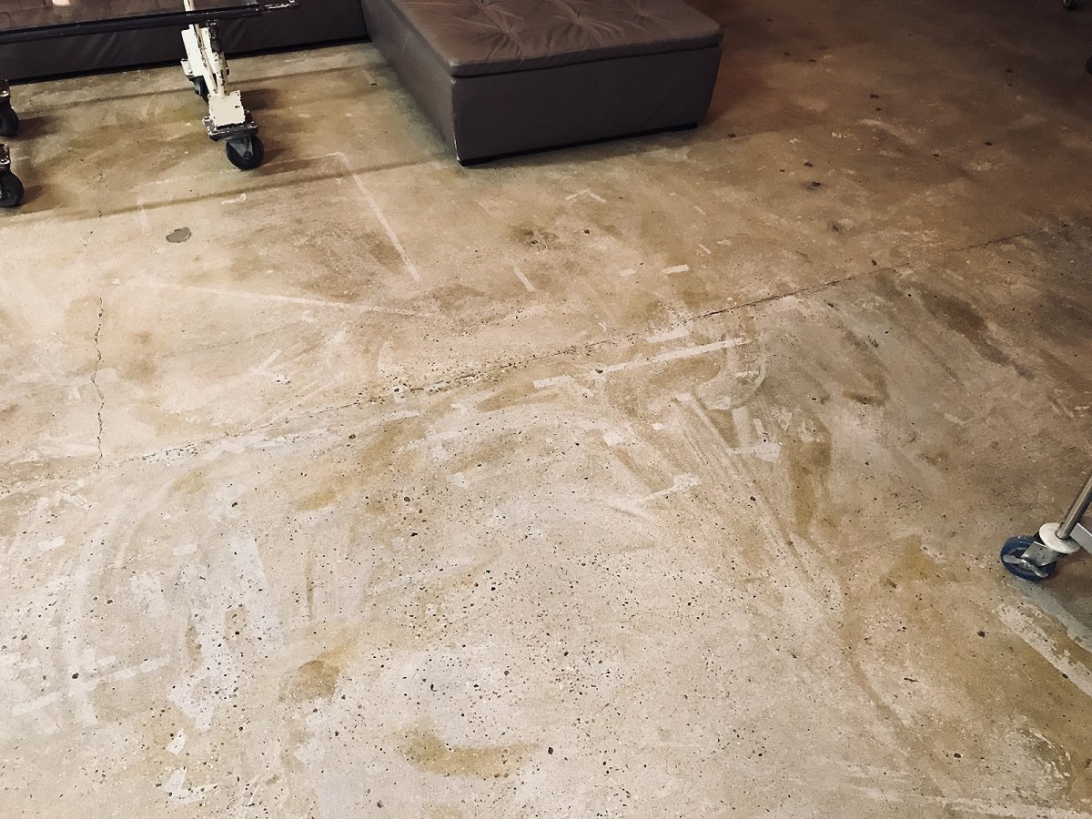 unhappy studio floor