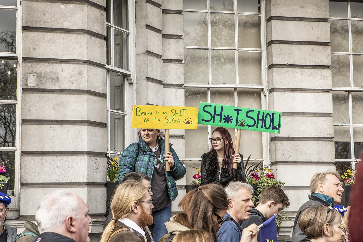 BREXIT IS AS SHIT AS THIS SIGN