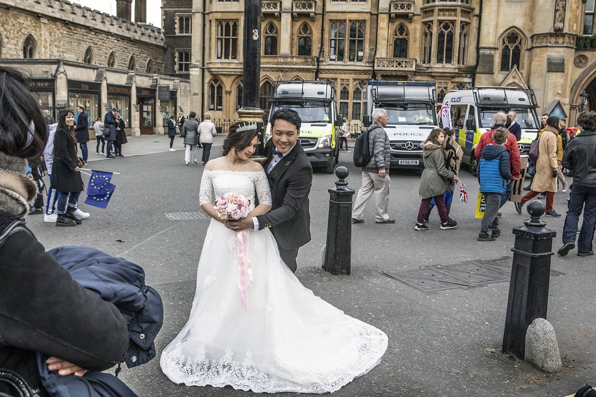 the wedding must go on...