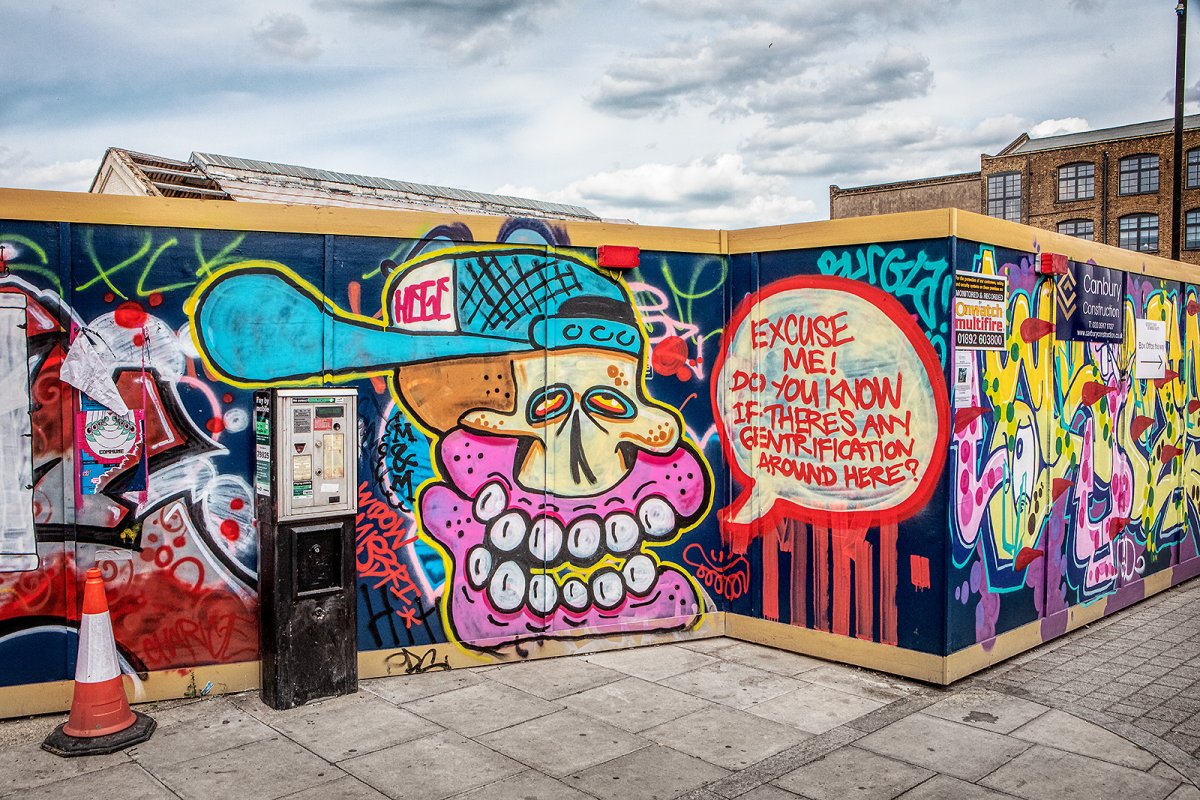 hackney wick is falling down falling down...