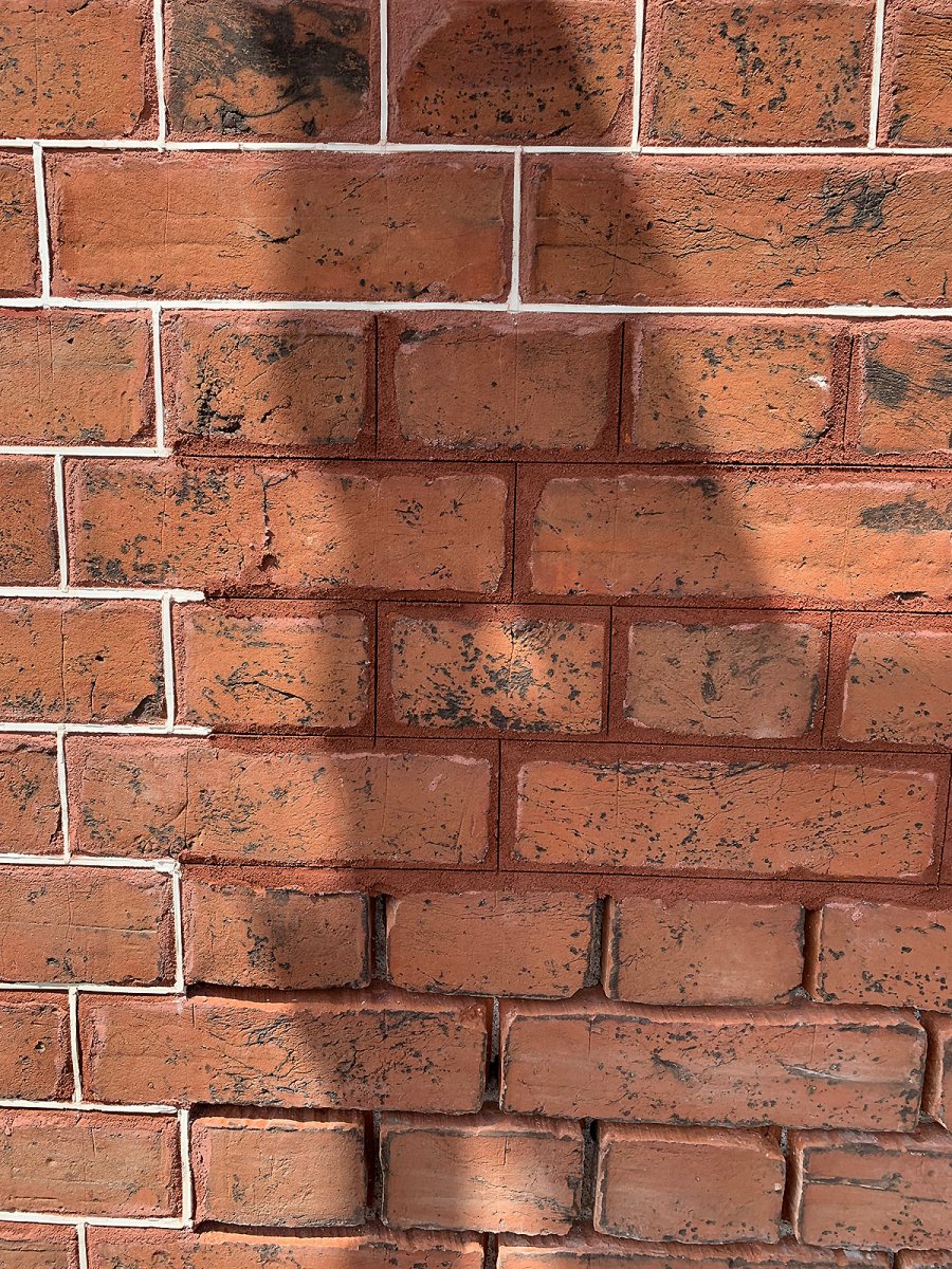 3 stages of tuck pointing