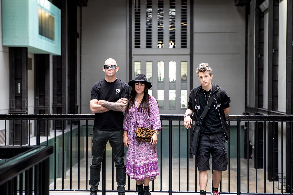 the band on day release at the Tate