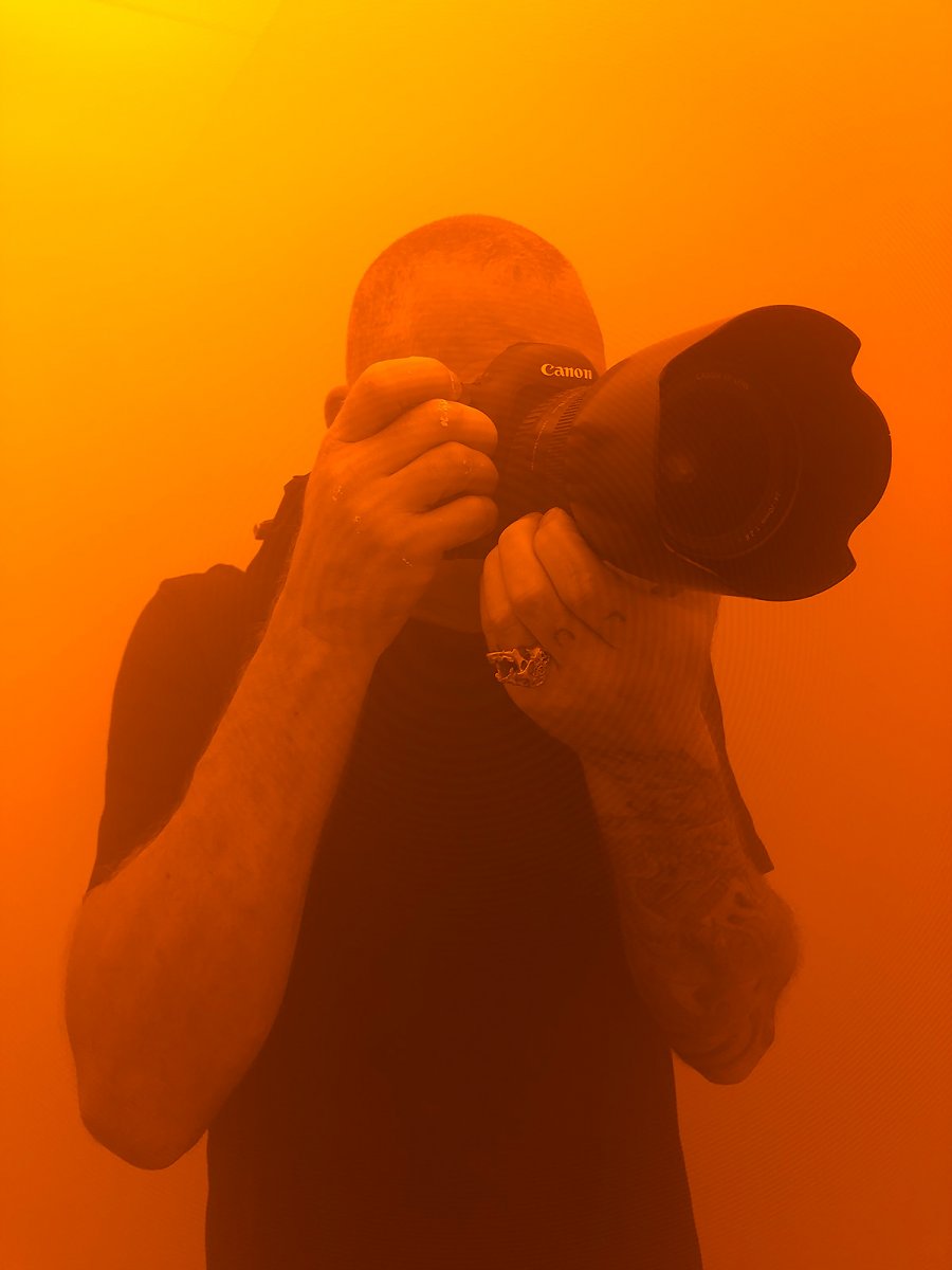 I got blisters on my knuckles...i mean, paint