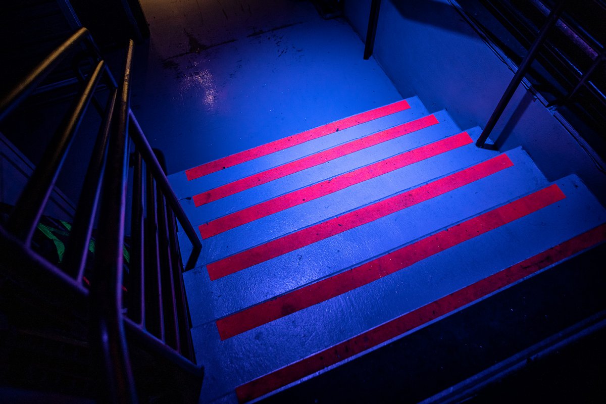 backstage at Marilyn Manson's vegas gig