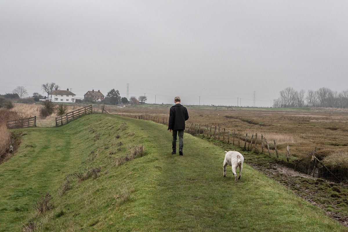 one (young) man and his dog