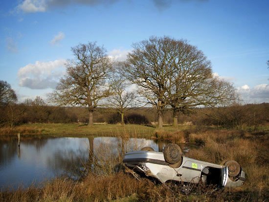 traditional english countryside scene