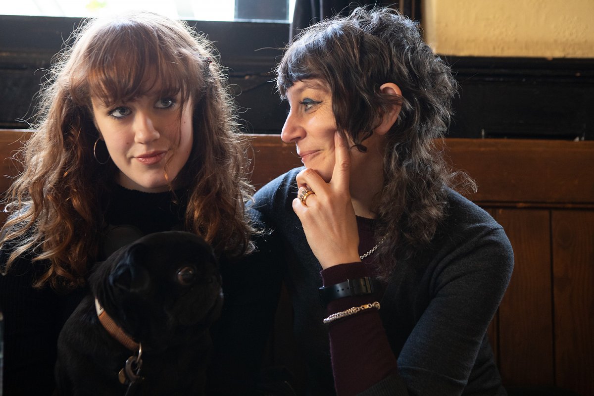 her artness cathie, Chloe and tulip