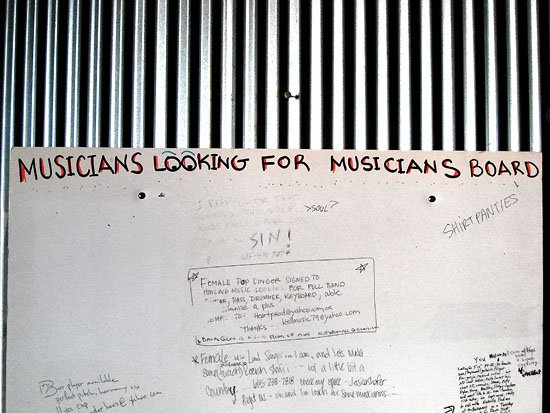 musicians looking for musicians