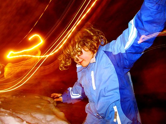 lots of snow, lots of show