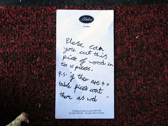 ...a request from maximum.