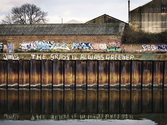 THE GRASS IS ALWAYS GREENER