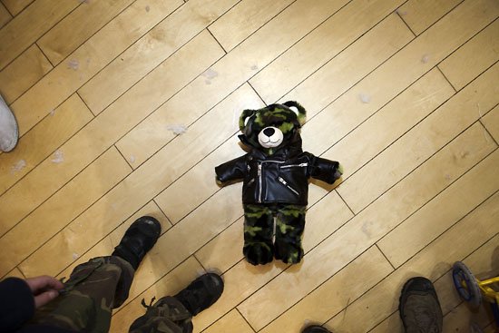 camp camo bear