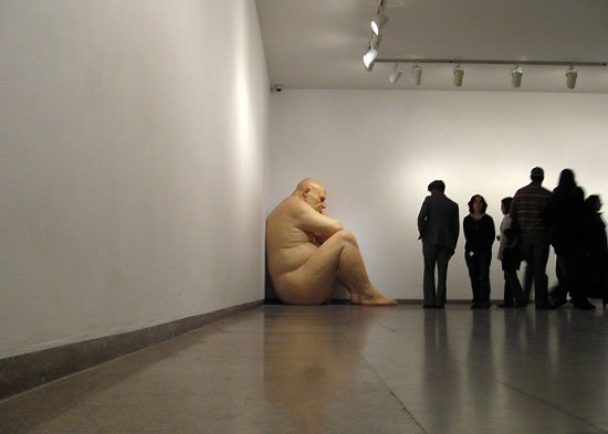 the genius of ron mueck at the brooklyn museum