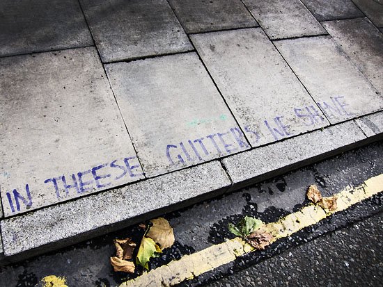 in theese gutters we shine