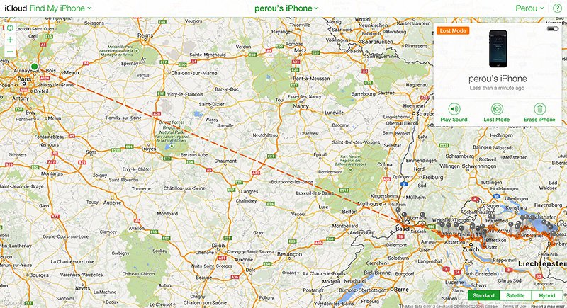 my iPhone goes on an adventure (without me)