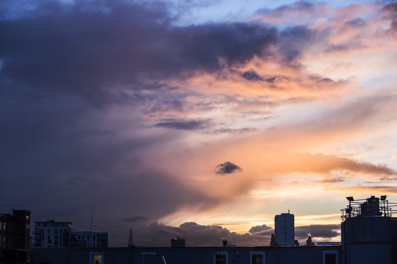 views from the bow bunker roof