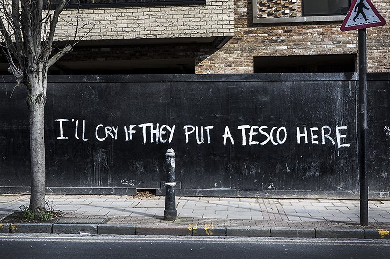 ill cry if they put a tesco here