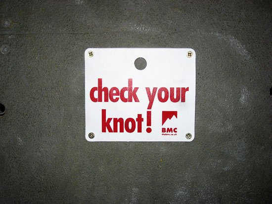 check your knot!