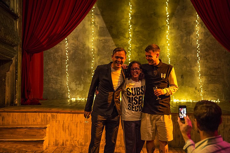 our friends ben and clair with their son frank