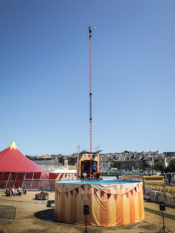 25m into a bucket