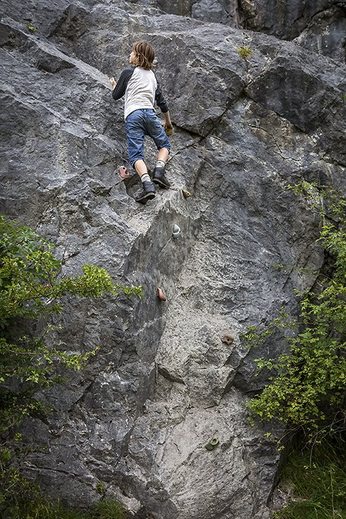free climbing