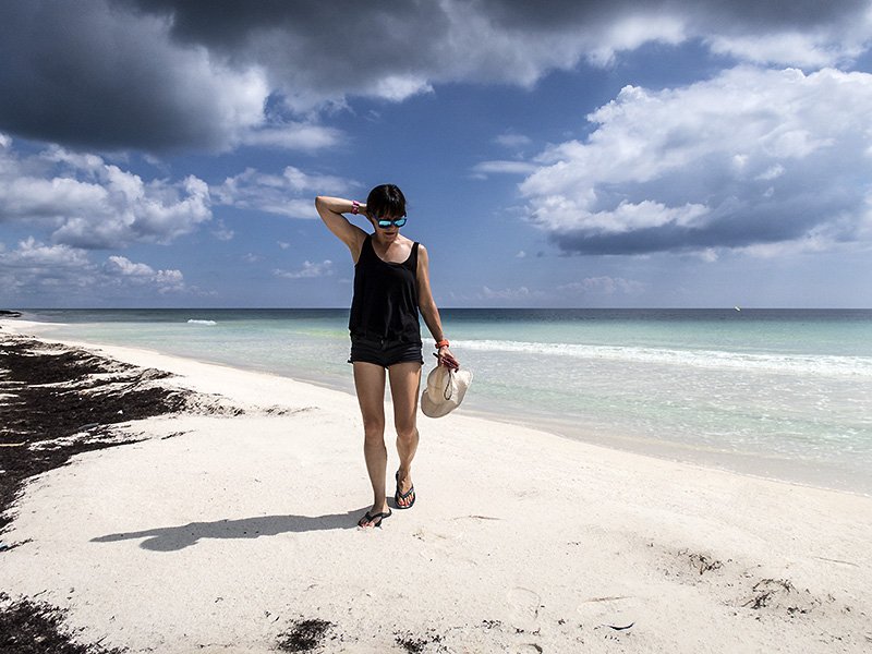 back to our private beach...
