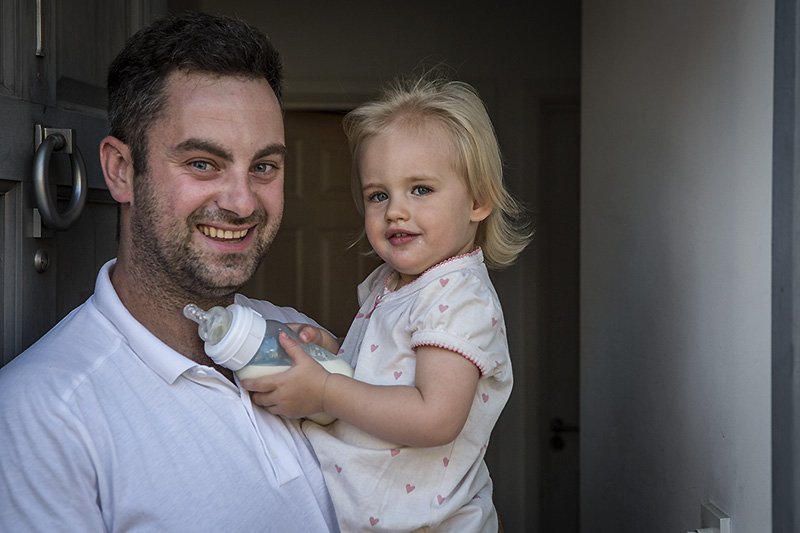 dad tawfiq and his daughter edie
