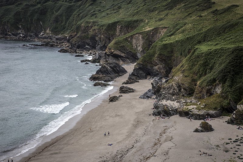 our (almost) private beach for the day