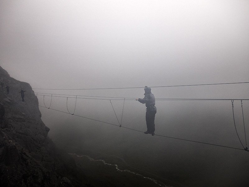 via ferrata extreme...