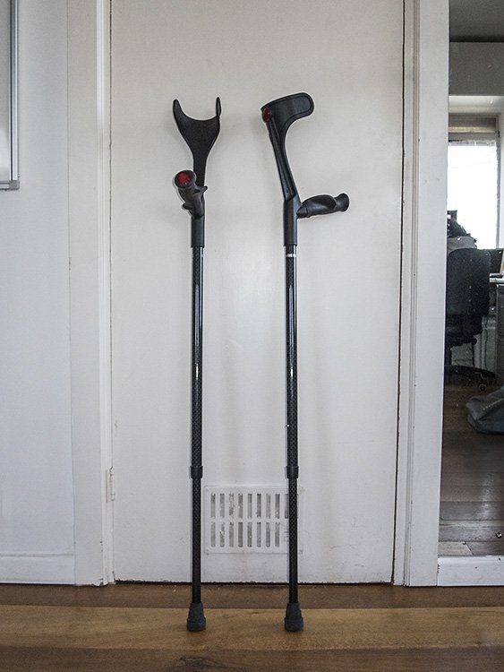 wherever i lay my crutches, thats my home...